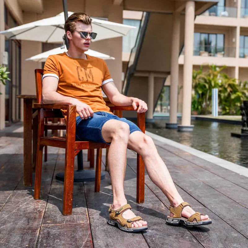 GOLDEN CAMEL Men's Summer Sandals – Perfect for Outdoor Adventures - Image 4