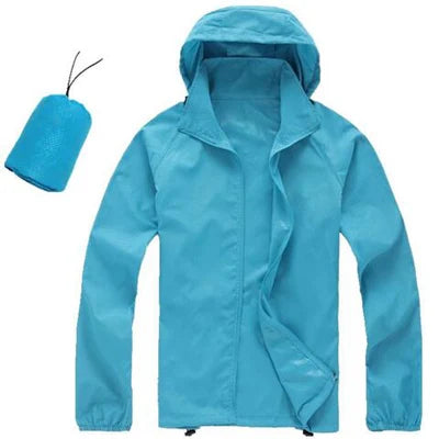 DIMUSI Men's & Women's Quick Dry UV Protection Windbreaker Jacket - Image 11