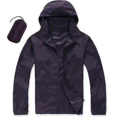 DIMUSI Men's & Women's Quick Dry UV Protection Windbreaker Jacket - Image 7