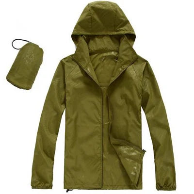 DIMUSI Men's & Women's Quick Dry UV Protection Windbreaker Jacket - Image 13