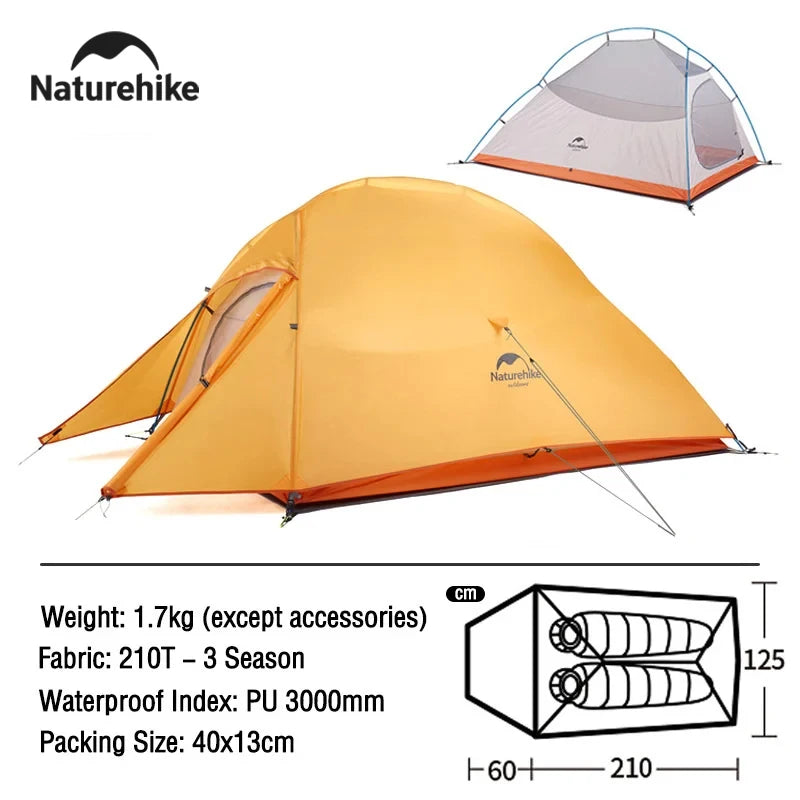 Naturehike Cloud Up 2 Person Tent – Ultralight & Waterproof Camping Shelter - Image 8