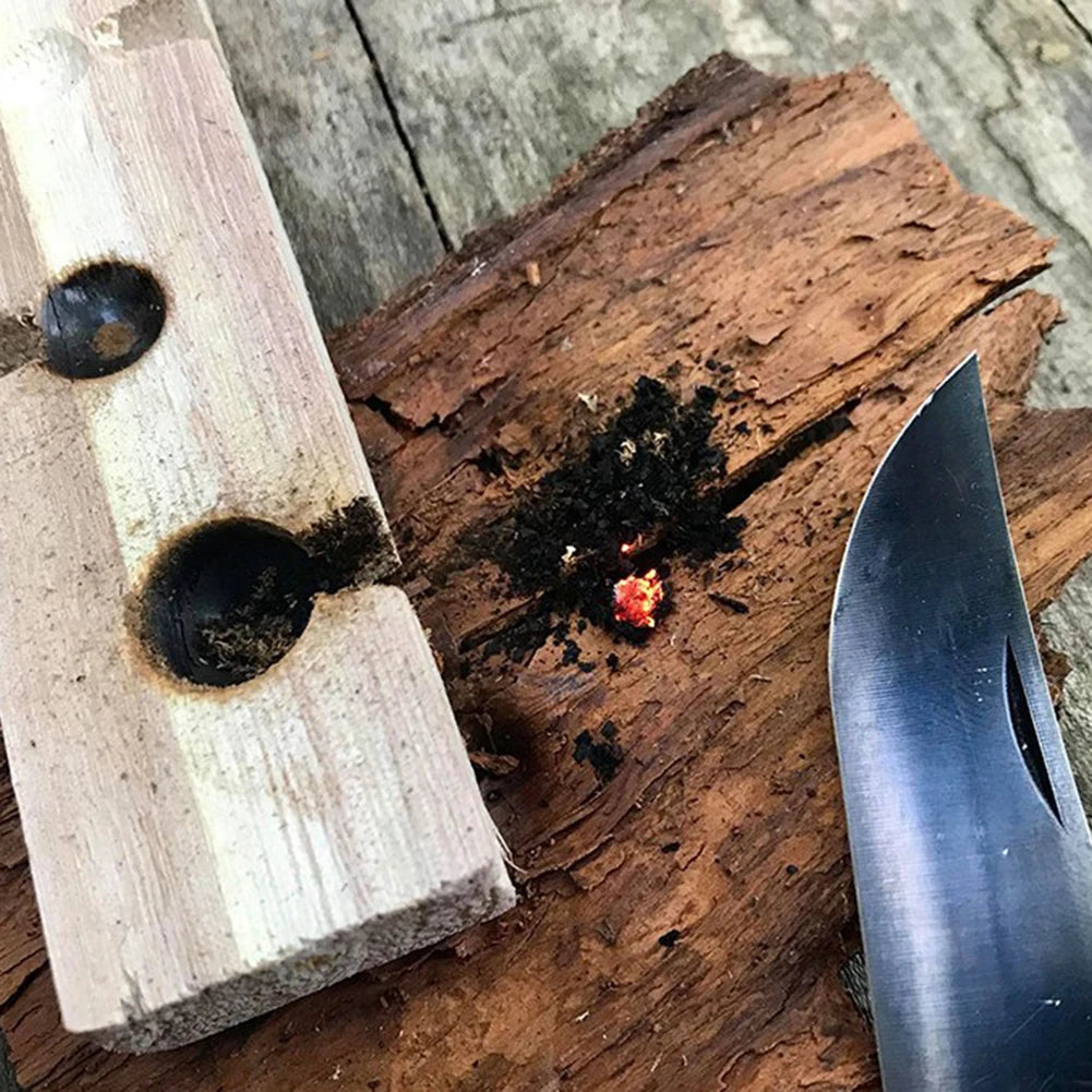 Bow Drill Fire Starter Kit – Essential Outdoor Survival Tool - Image 6