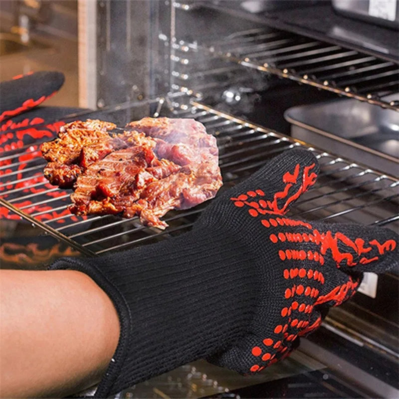 Premium Heat-Resistant BBQ & Oven Gloves – Essential Kitchen Safety Gear - Image 2