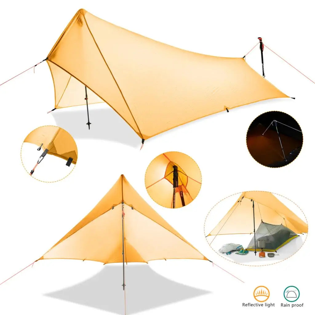 310g Ultralight Camping Shelter Rain Fly Tent – Durable & Waterproof - Image 6