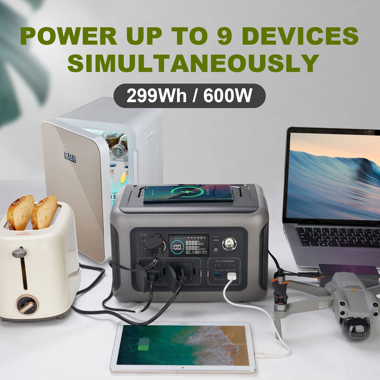 ALLPOWERS R600 Portable Powerstation – Reliable Power for All Your Adventures - Image 3