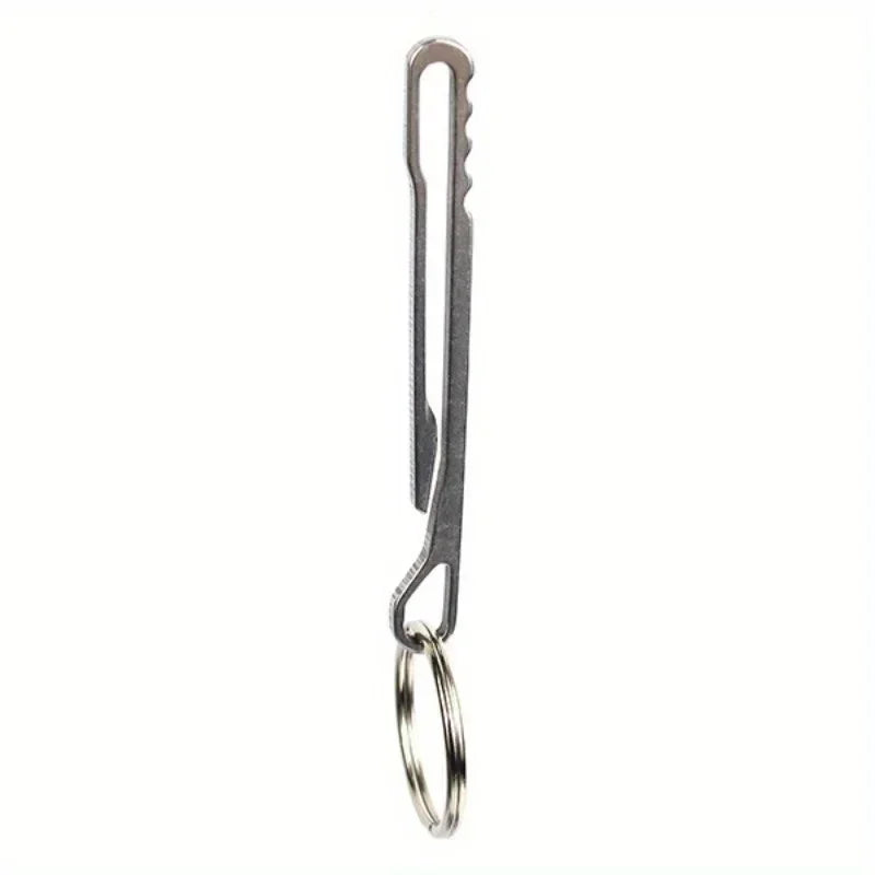 1PC EDC Outdoor Multifunction Tool – Stainless Steel Keychain and More - Image 7
