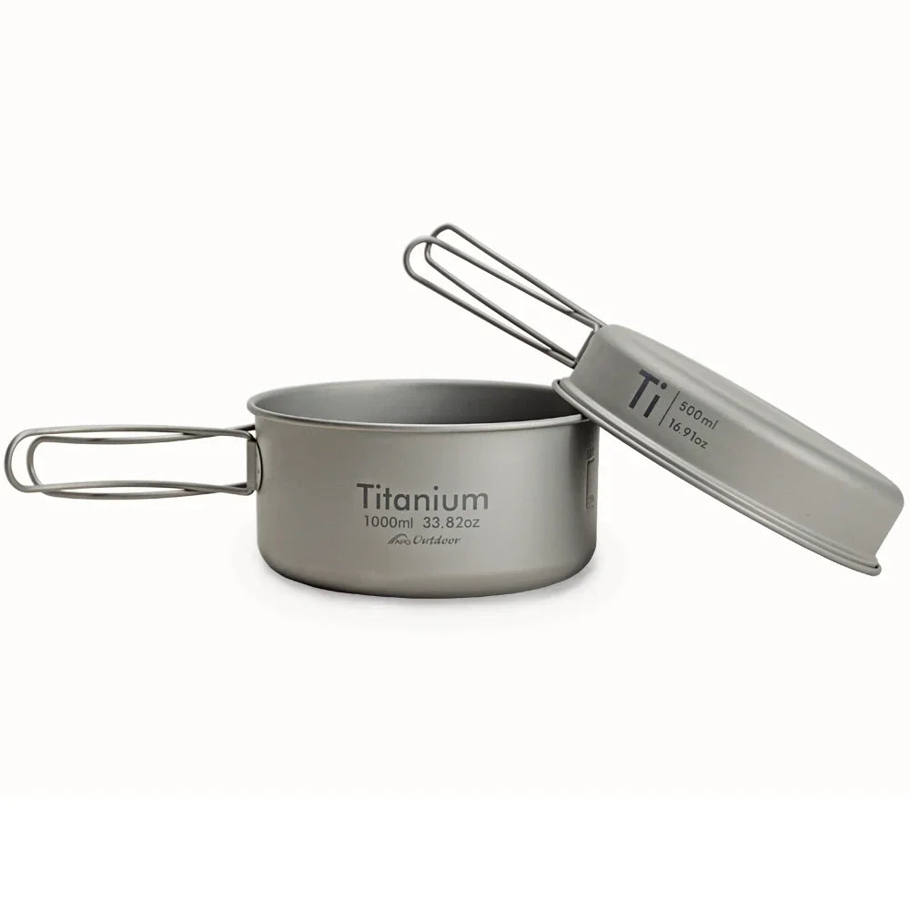 APG Ultralight Titanium Pan and Bowl Set – Perfect Cookware for Outdoor Enthusiasts - Image 5