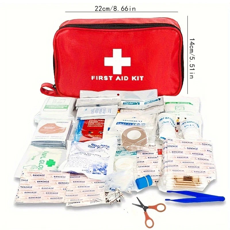 Essential Family Car Travel First Aid Kit – 198 Pieces for All Occasions - Image 2