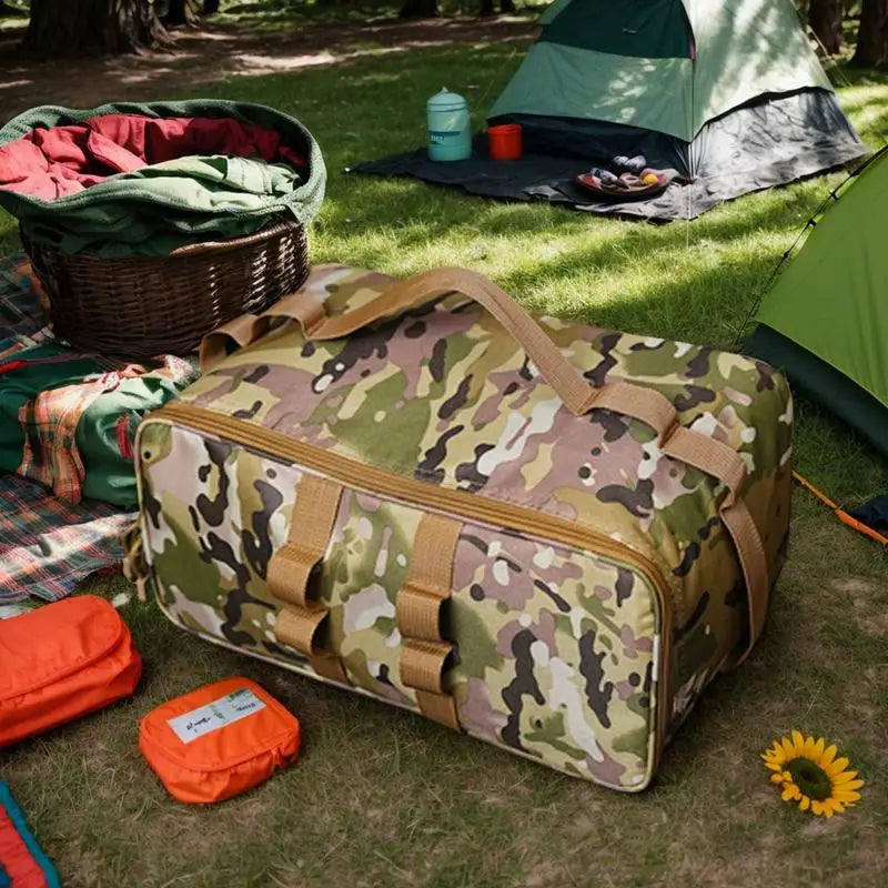 Portable Waterproof Utensil & Seasoning Bag for Outdoor Adventures - Image 3