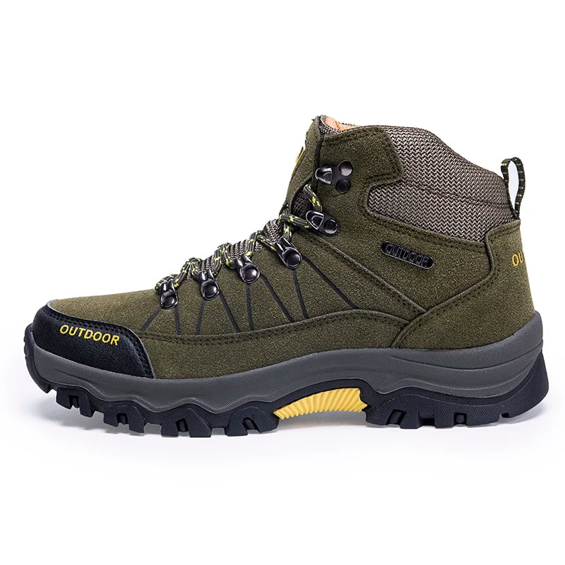 Best Seller Men's High-top Outdoor Climbing Shoes – Waterproof & Anti-Slip - Image 9