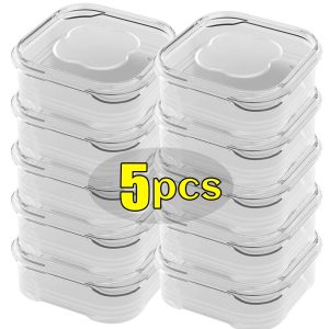 5/1Pcs Mini Transparent Food Storage Containers – Keep Your Fridge Organized
