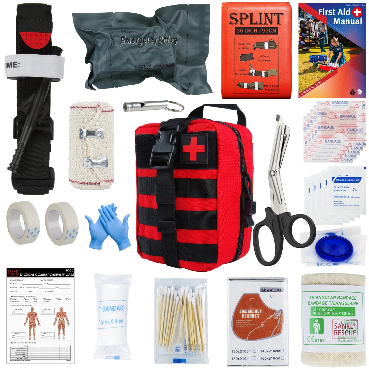 First Aid Kit Outdoor Survival Gear – Essential for Emergency Preparedness - Image 9