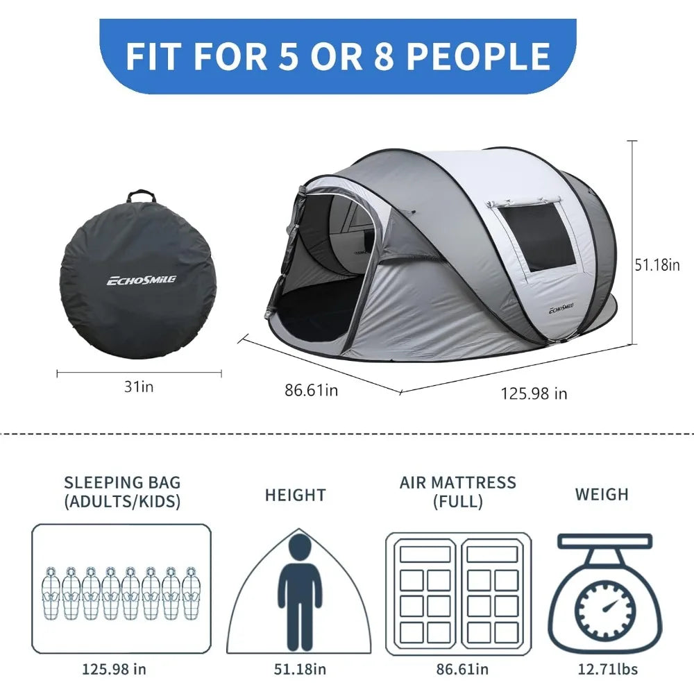 Camping Instant Pop Up Tent – Easy Setup for Outdoor Adventures - Image 4