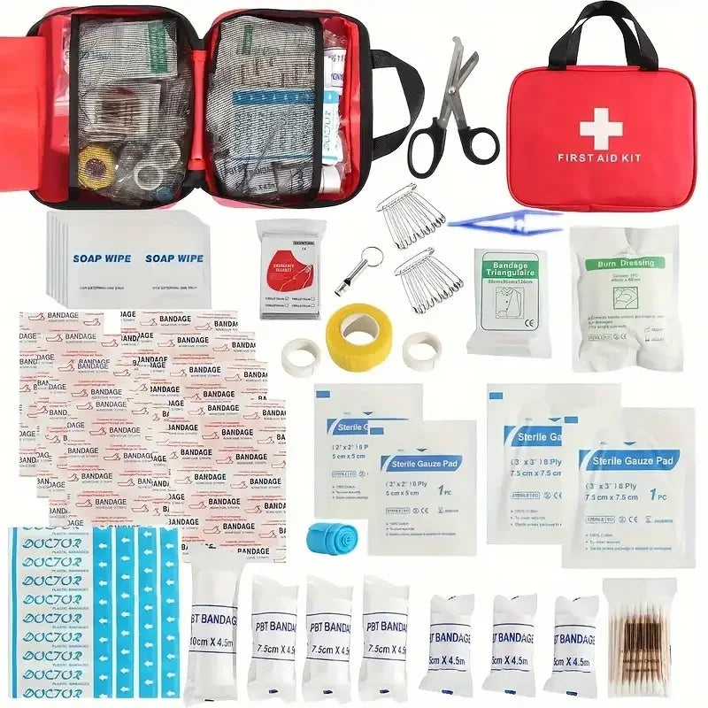 Comprehensive Easy-To-Carry First Aid Kit for Home & Outdoor Activities - Image 2
