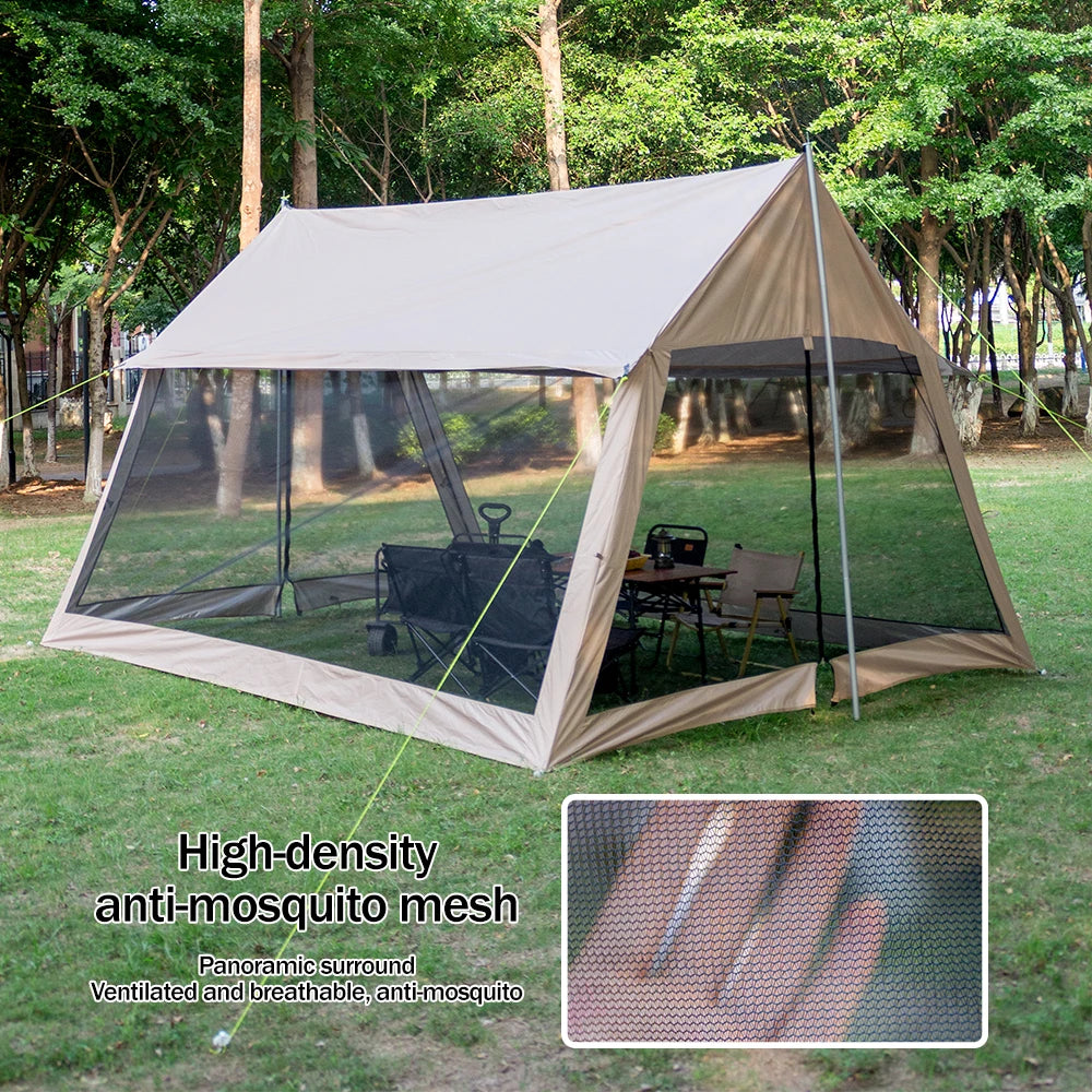 210D Outdoor Family Tent – Spacious, Portable, and Protective Shelter - Image 6