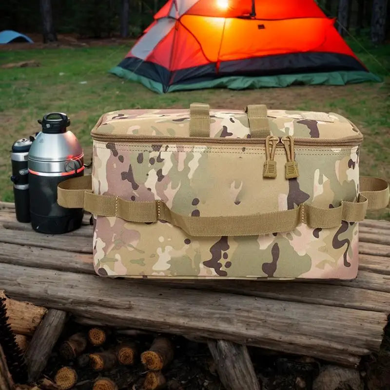 Portable Waterproof Utensil & Seasoning Bag for Outdoor Adventures - Image 2