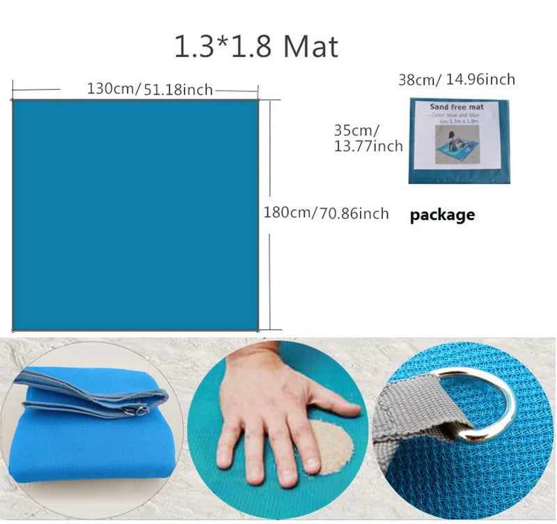 Lohascamping Large Sand-Free Beach Mat – Perfect for Outdoor Adventures - Image 7