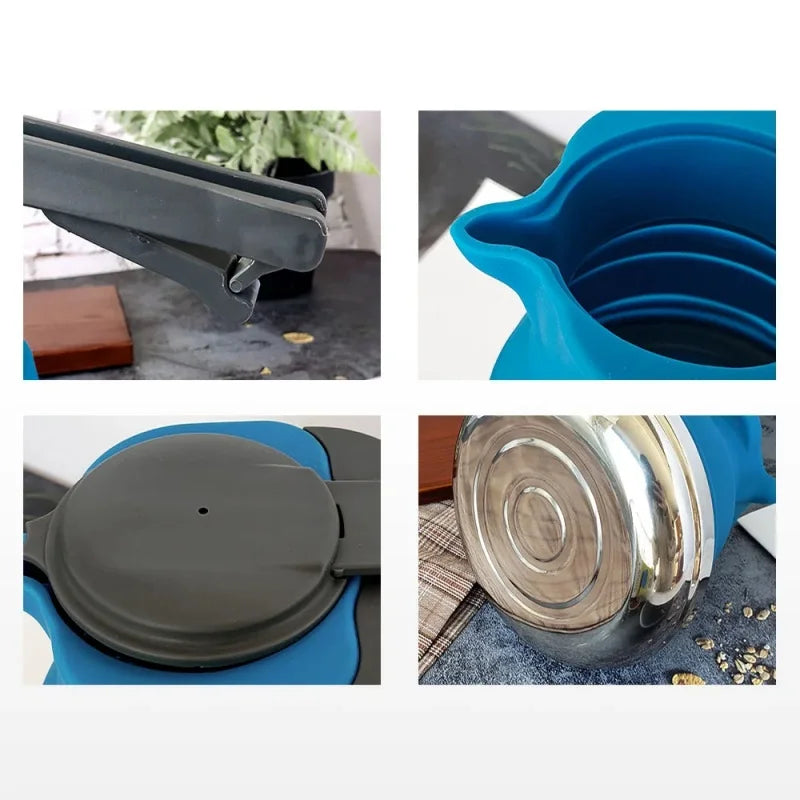 1500ML Collapsible Silicone Kettle – Perfect for Camping and Hiking - Image 6