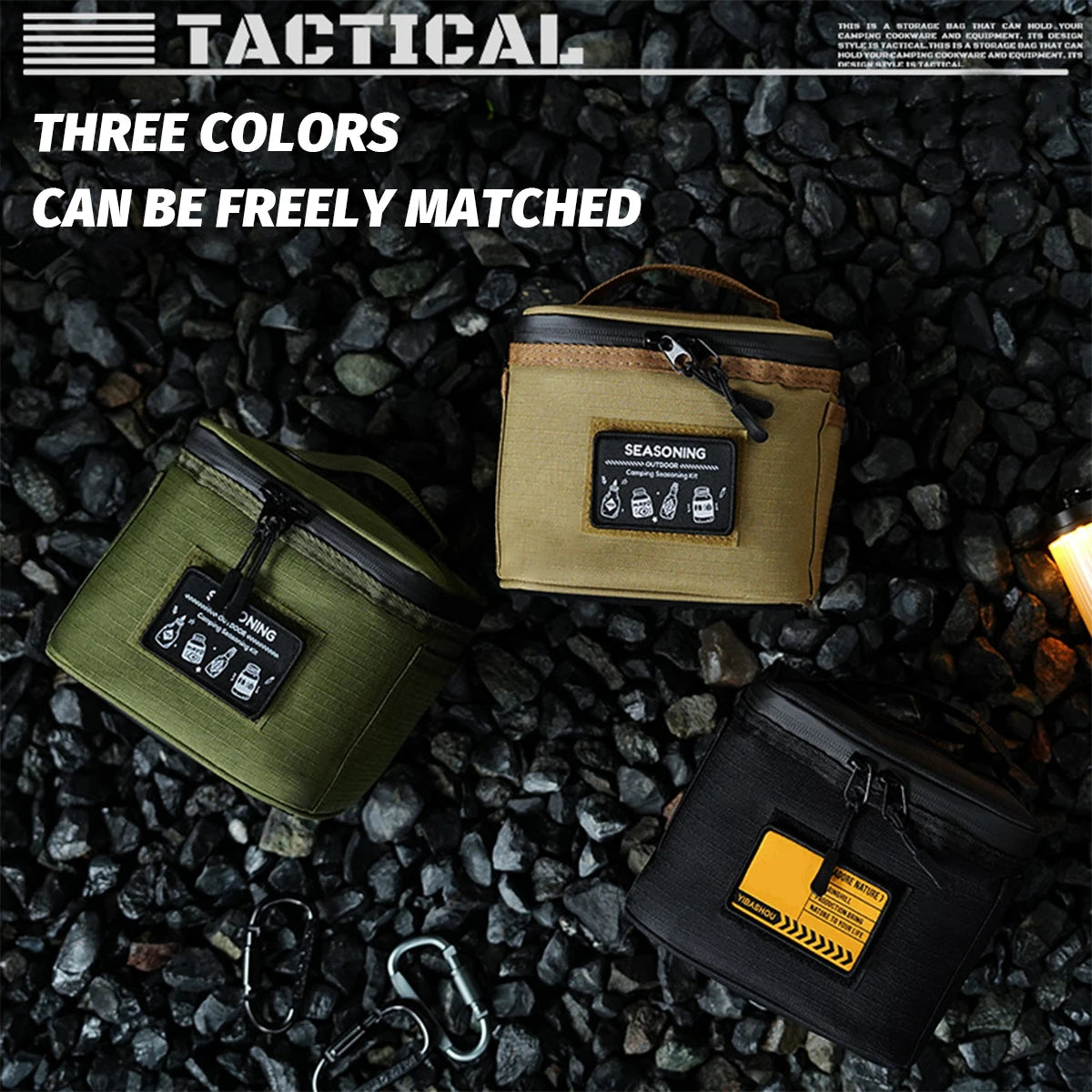 New Tactical Seasoning Bag – Versatile Outdoor Camping and Picnic Companion - Image 2