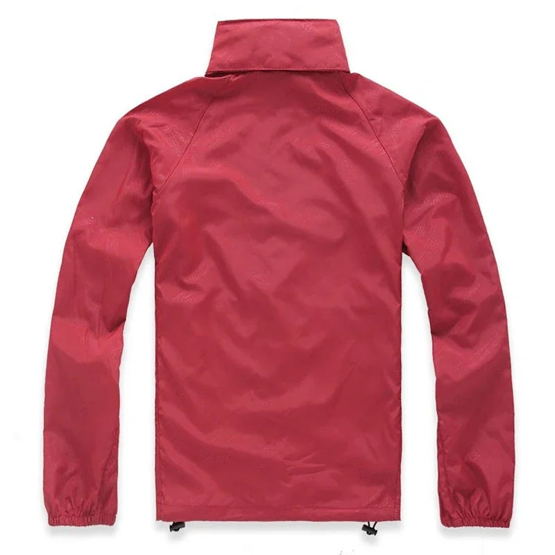 DIMUSI Men's & Women's Quick Dry UV Protection Windbreaker Jacket - Image 3