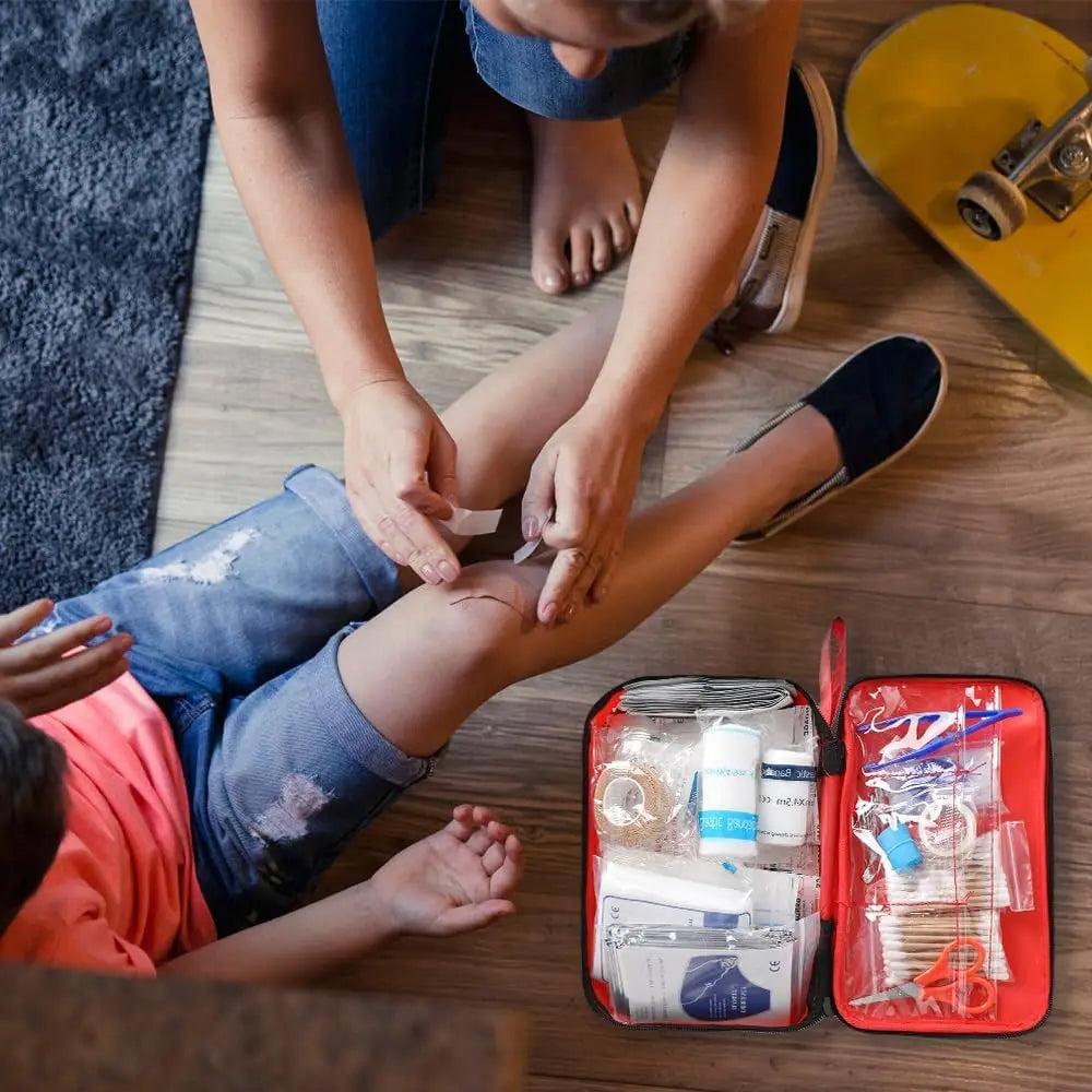 Essential Family Car Travel First Aid Kit – 198 Pieces for All Occasions - Image 5