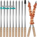 Kabab Koobideh Skewers – Premium Stainless Steel BBQ Tools