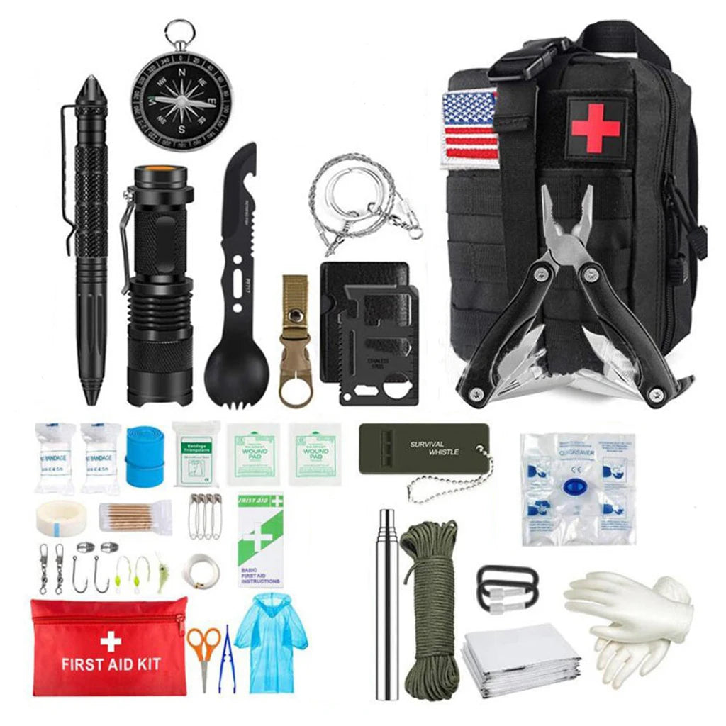Comprehensive Survival First Aid Kit for Outdoor Adventures - Image 9