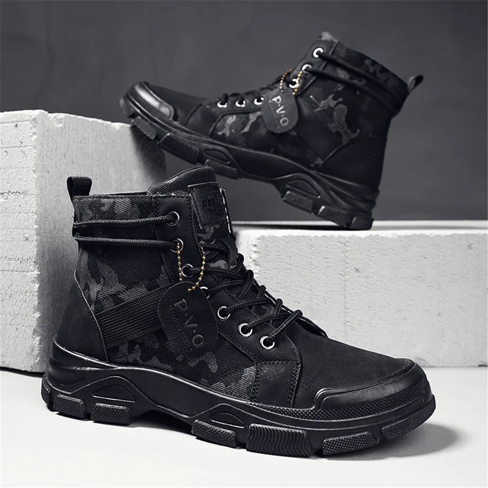Brand Men's Hiking Boots – Versatile and Durable Outdoor Footwear - Image 3