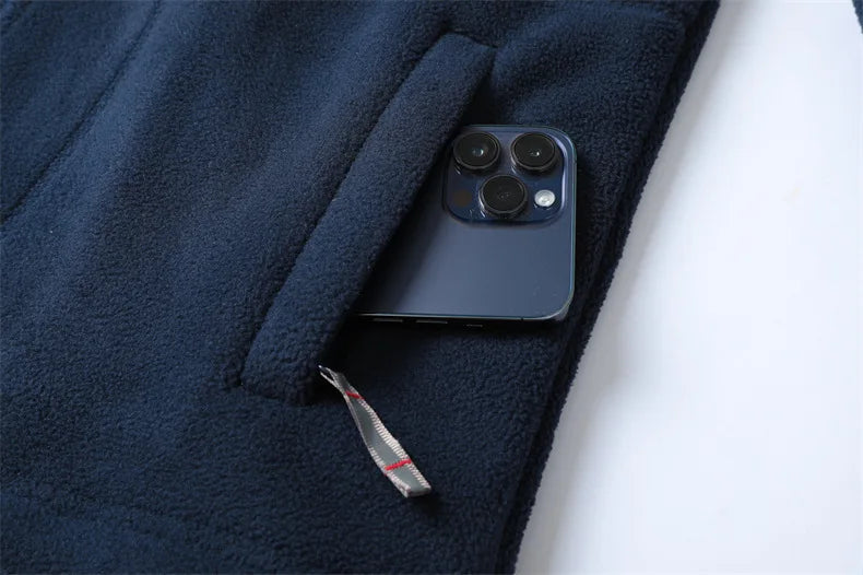 2024 Brand Winter Fleece Jacket – Men's Fashionable Warm Hooded Coat - Image 2