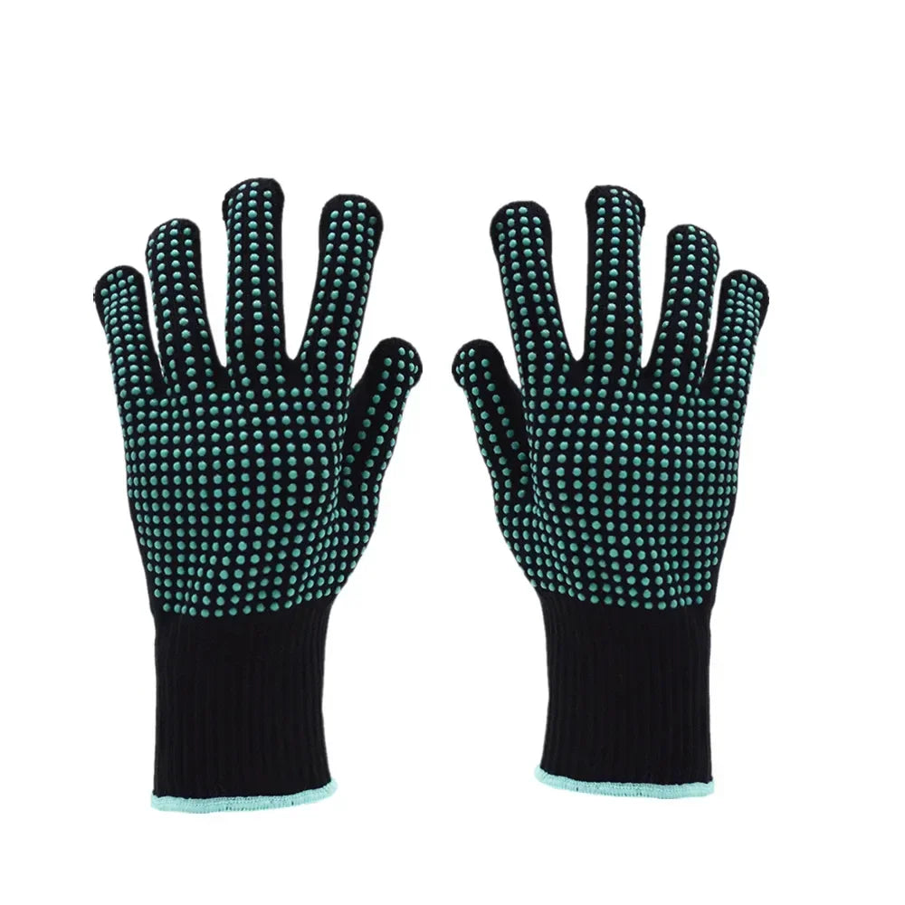 Barbecue Anti-scald Gloves – Heat Resistant BBQ Oven Gloves for Cooking - Image 7