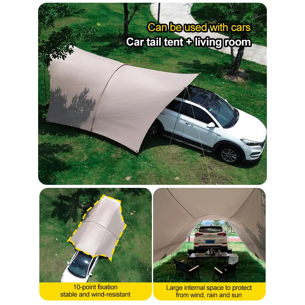 8-10 Person Camping Sun Shade Canopy – Ultimate Outdoor Shelter - Image 2