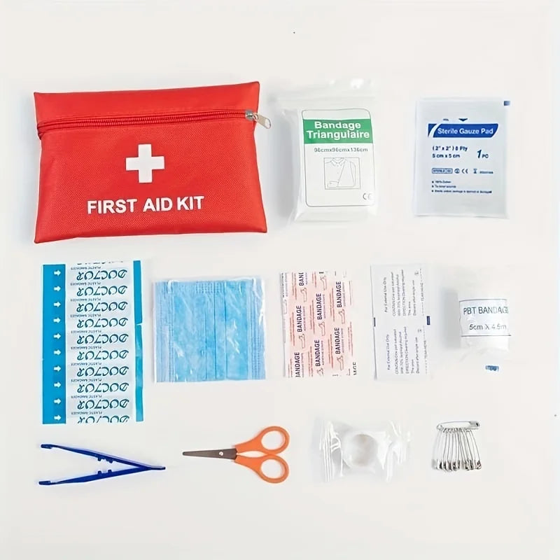 12Pcs Tactical First Aid Kit – Essential Survival Gear for Outdoors