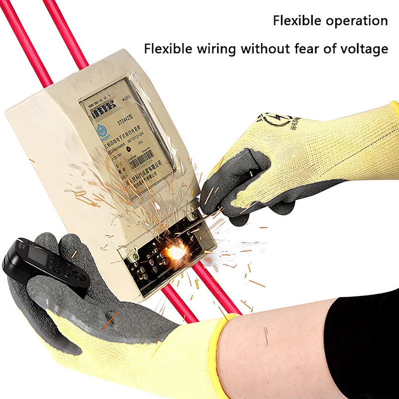 400V Rubber Insulating Gloves – Essential Safety Gear for Electricians - Image 3