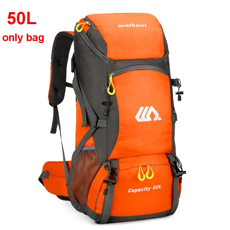 50L Travel Backpack for Men – Waterproof Hiking & Camping Bag - Image 9