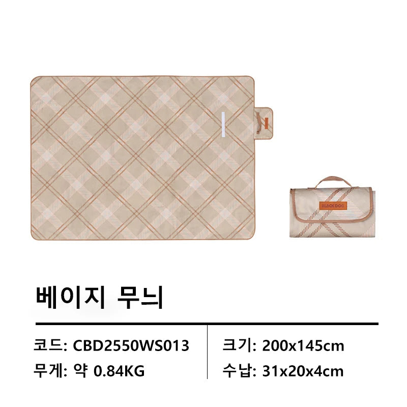 BLACKDOG Summer Picnic Mat – Waterproof & Foldable Beach Blanket - Image 9