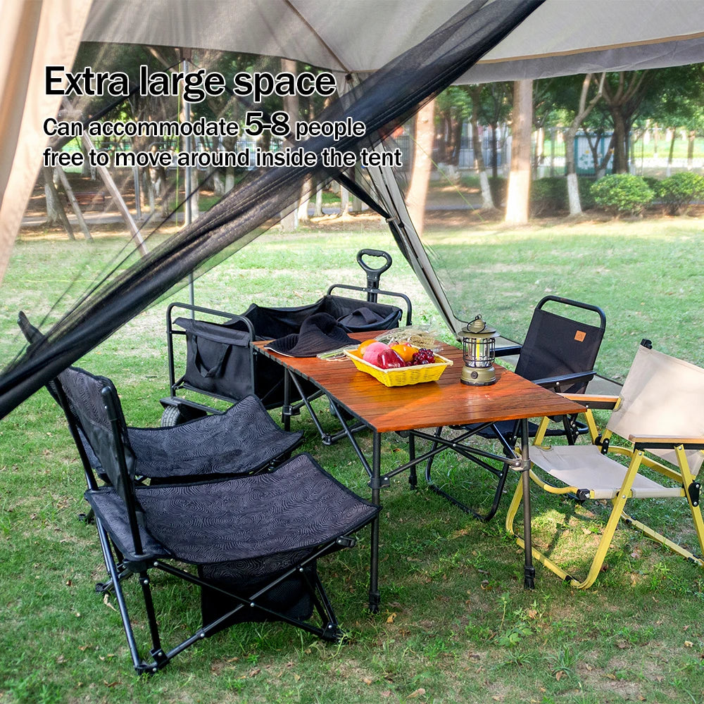 210D Outdoor Family Tent – Spacious, Portable, and Protective Shelter - Image 4