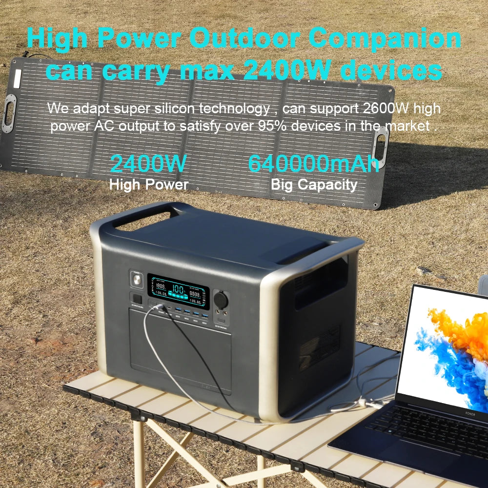 Portable Power Station – 1000W/2000W Solar Generator for Camping - Image 5