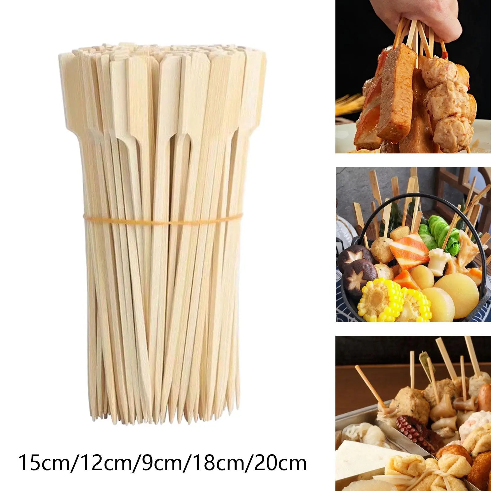 Bamboo Skewers BBQ Utensil – Essential Cookware Tools for Every Kitchen - Image 4