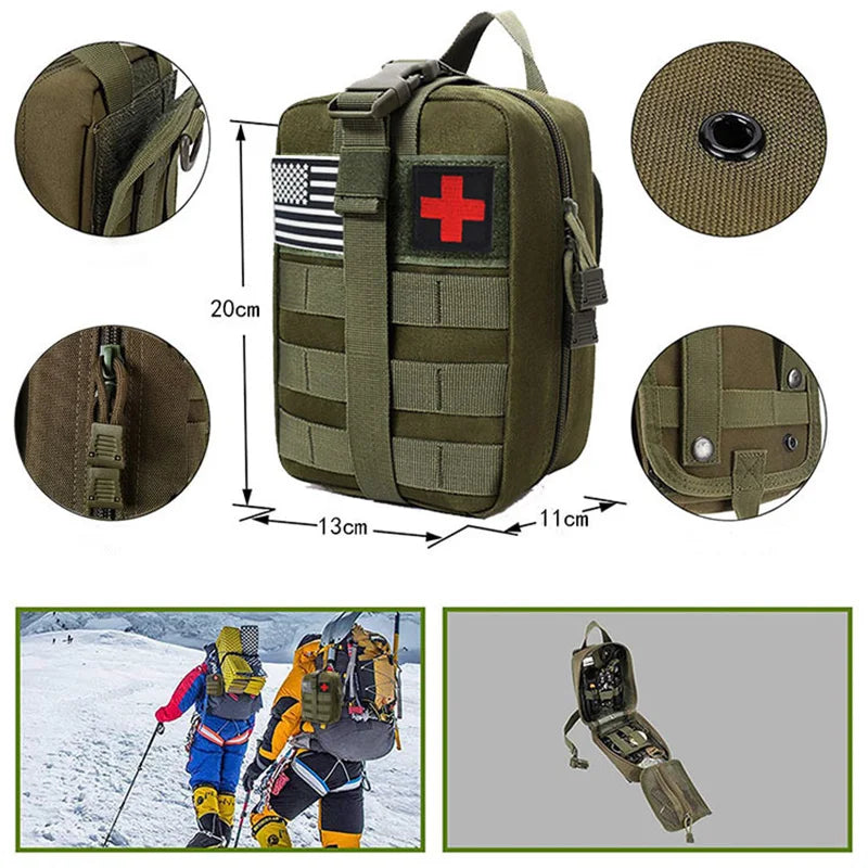 Comprehensive Survival First Aid Kit for Outdoor Adventures - Image 3