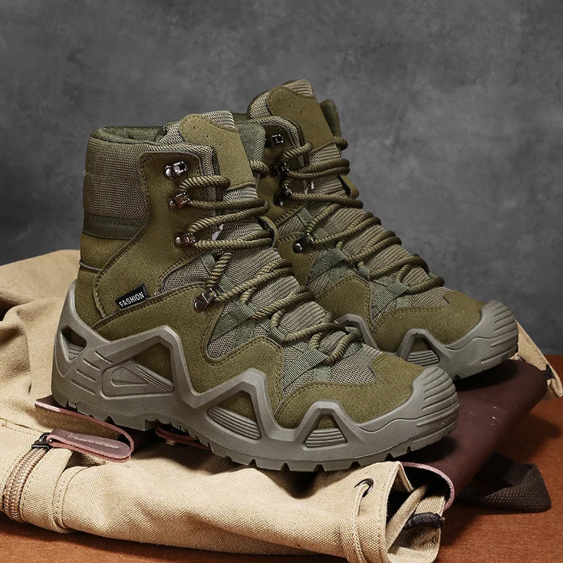 Men Tactical Boots – Straps for Combat, Hiking, and Motorcycle Use - Image 11