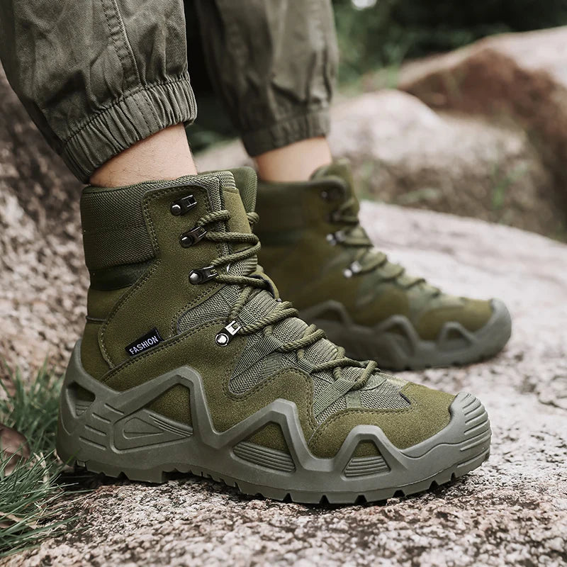 Men Tactical Boots – Straps for Combat, Hiking, and Motorcycle Use - Image 6