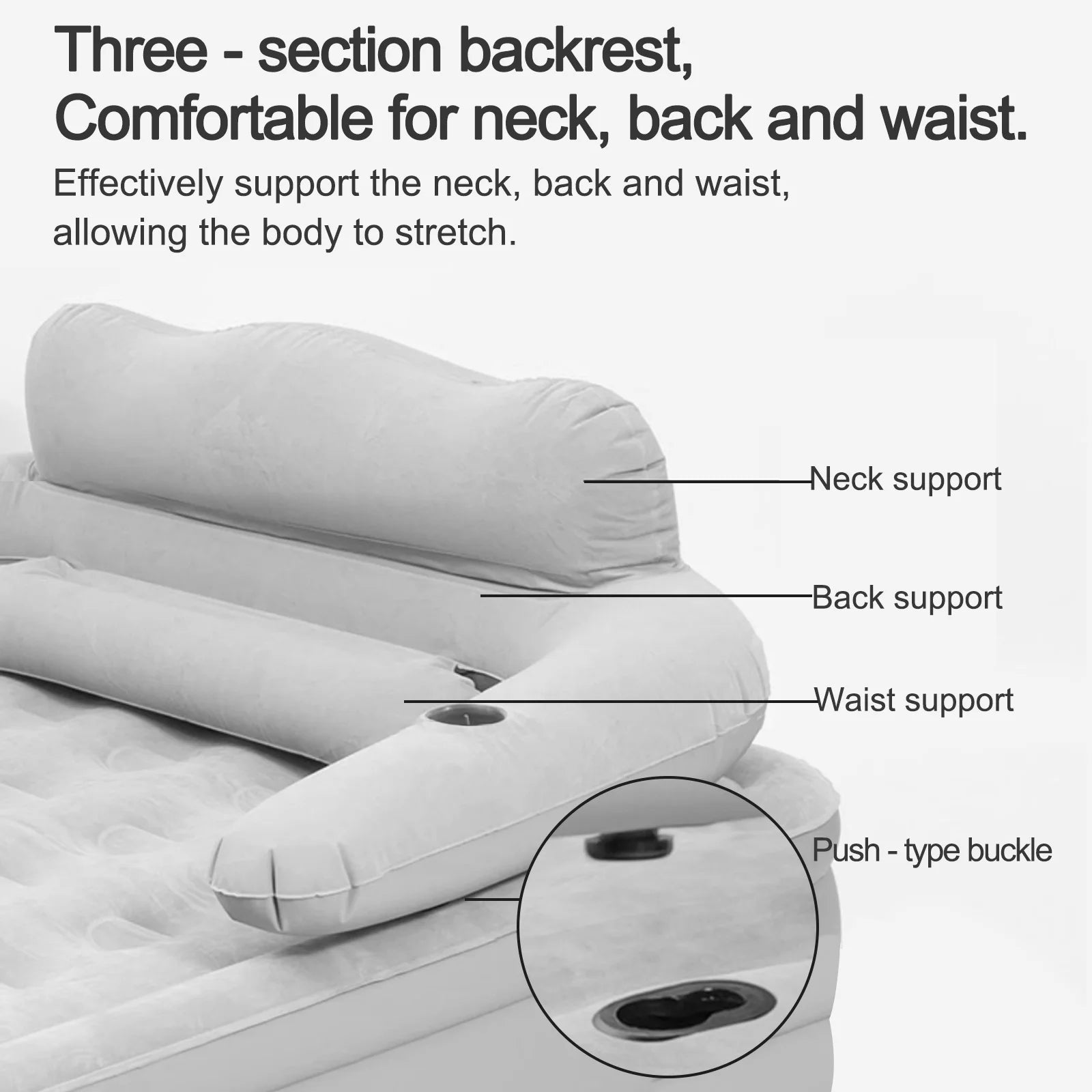 2 Person Automatic Inflatable Mattress – Perfect for Home, Camping & More - Image 4