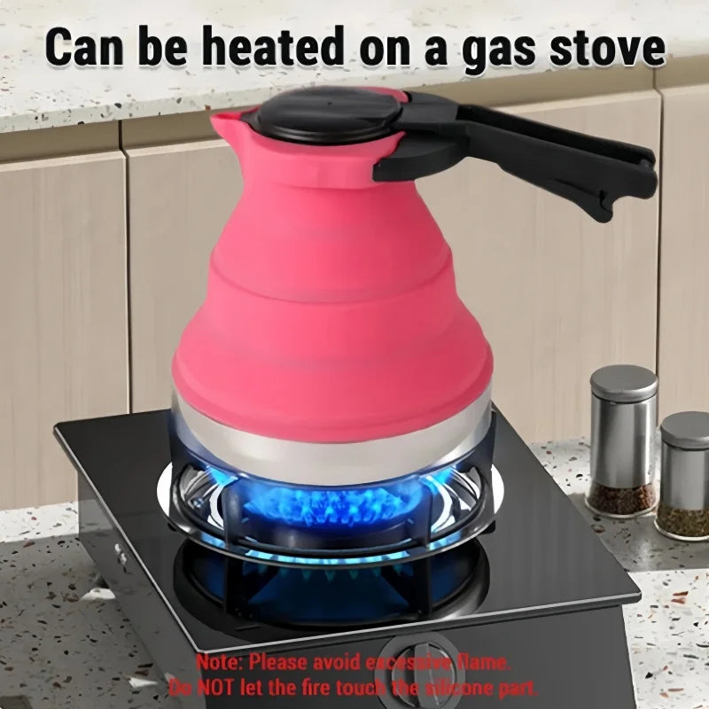 1500ML Collapsible Silicone Kettle – Perfect for Camping and Hiking - Image 4