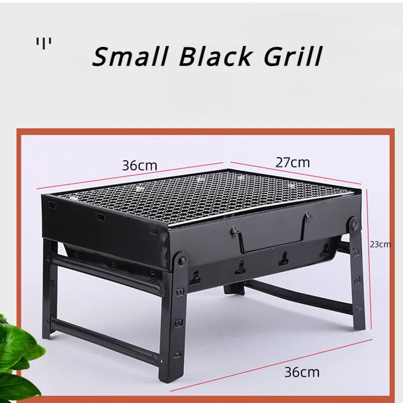 Portable 60cm Foldable Barbecue Grill for Outdoor Gatherings - Image 6