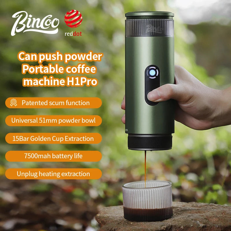 Bincoo Camping Portable Coffee Machine – Electric Wireless Heating for Coffee Lovers - Image 2