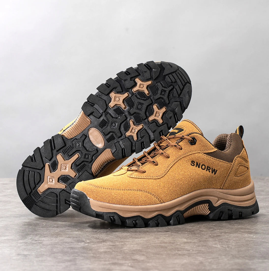 Durable Hiking Shoes for Men – Non-Slip Mountain Climbing Boots - Image 3