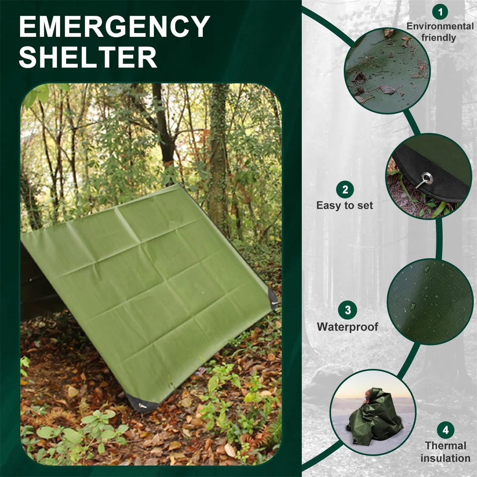 Heavy Duty Survival Blanket – Essential for Any Outdoor Adventure - Image 5