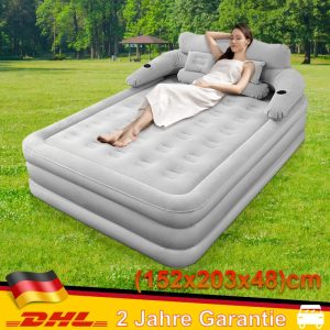 2 Person Automatic Inflatable Mattress – Perfect for Home, Camping & More