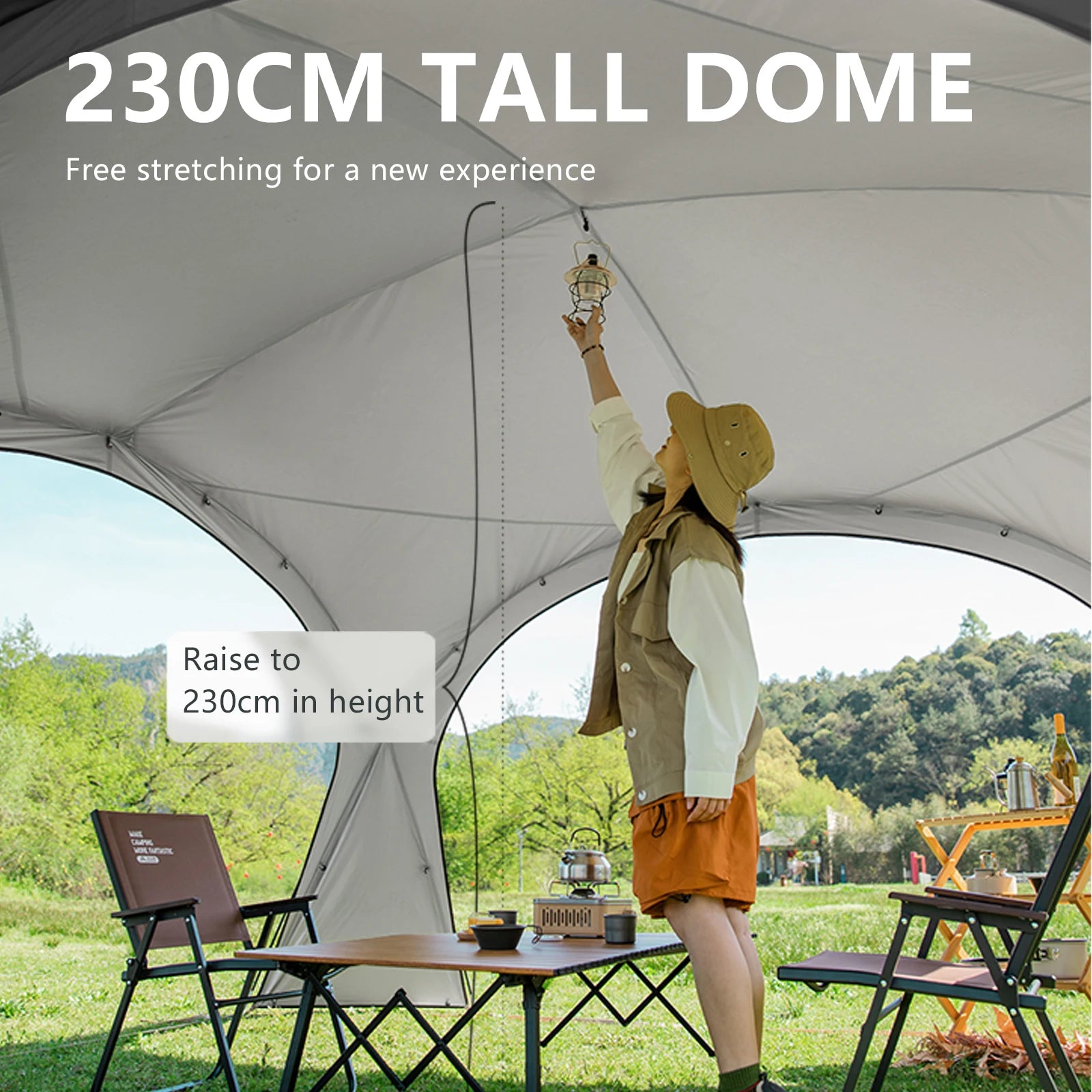 BISINNA Outdoor Camping Dome Tent – Luxury Canopy for Family Picnics - Image 3