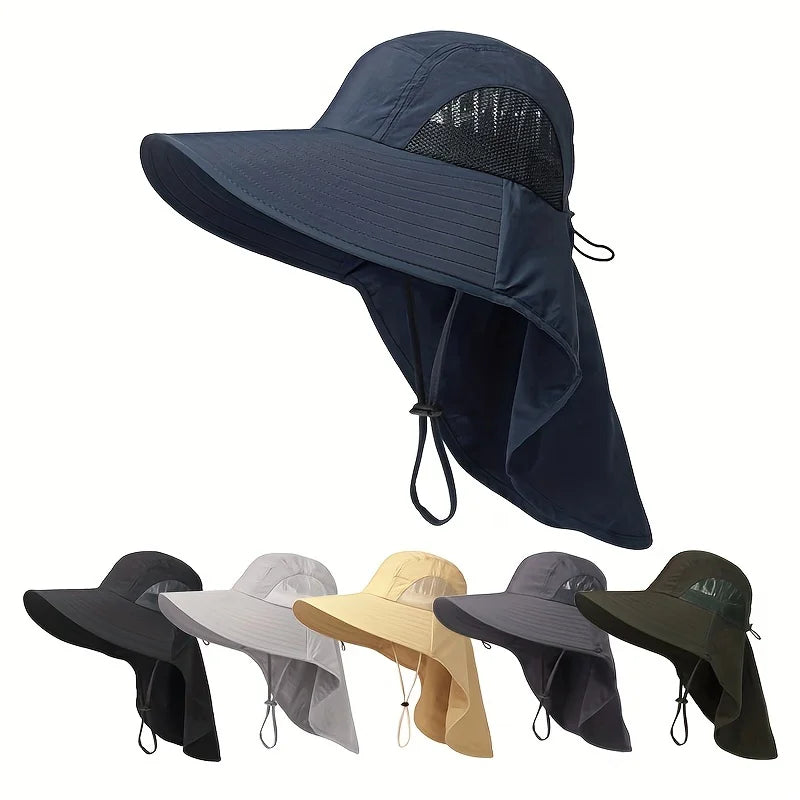 Men's Wide-Brimmed Sun Hat – Perfect for Outdoor Adventures - Image 2